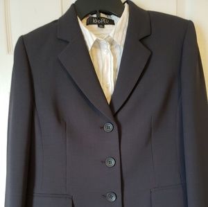 Three Piece Charcole Suit